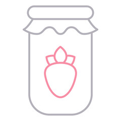 Autumn, fall, jam, jar, jelly, season, strawberry