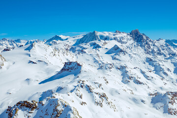 Freeride Powder, Winter Alps