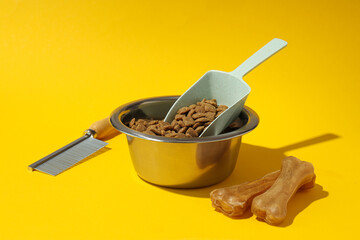 Tasty and delicious food for pet, pet accessories