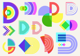 D - RISOGRAPH STOCK, COLORFUL AND COOL IN VECTOR DESIGN