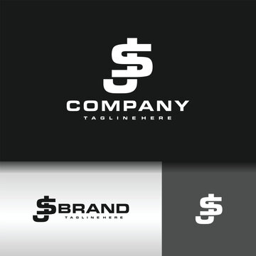 monogram letter JS logo