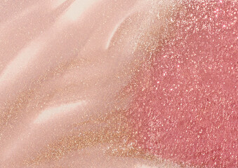 輝く綺麗なピンクの背景テクスチャー