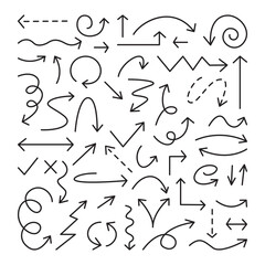 Collection Of Various Flat Arrows