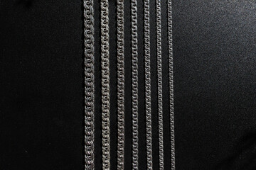 A premonitory shot of the silver chains