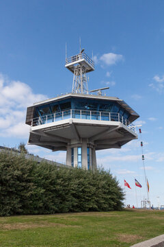 Travemünde, Radarturm an der Lotsenstation des WSA Ostsee