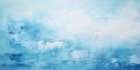 Chmury nad wodą abstrakcja