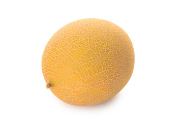 Sweet whole melon on white background