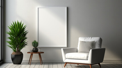 Beautiful colorful interior mockup designs