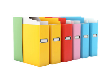 Folder and Documents Organization -on transparent background