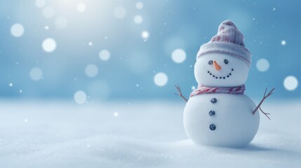 Snowman Christmas background