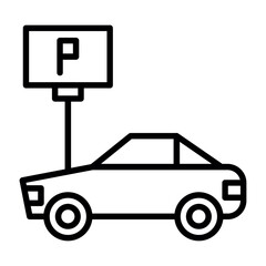 Car Parking Icon