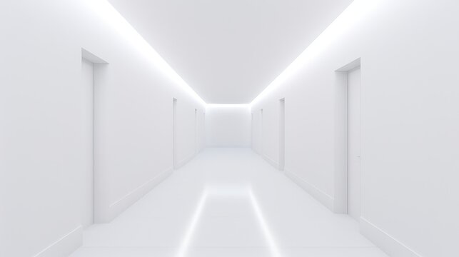floor white wall corridor background illustration interior inside, room perspective, design window floor white wall corridor background