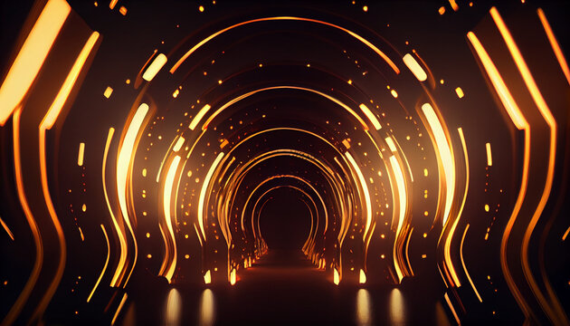 abstract background with glowing lines 4k, 8k, 16k, full ultra HD, high resolution and cinematic photography