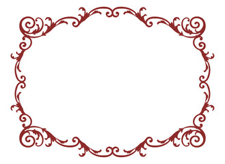 クラシカルな装飾フレーム