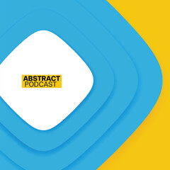 template color blue and yellow. cover book. background modern design