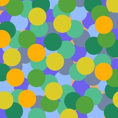 illustration of an abstract colored background with circles