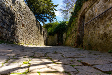 Die Schöne Altstadt Volterra die südwestlich von Florenz in Italien liegt