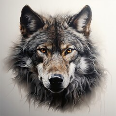 wolf hyperrealistic