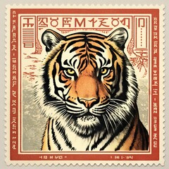 propaganda tiger stamp
