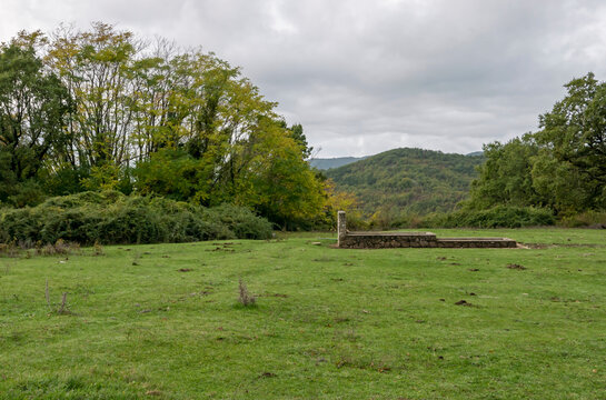 beautiful idyllic panorama of the Lazio countryside
