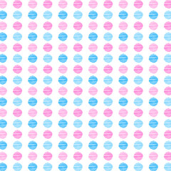 cute seamless scribble circle dots pattern geometric textured for decoration, print paper, wrapping background 