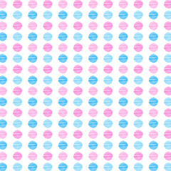 cute seamless scribble circle dots pattern geometric textured for decoration, print paper, wrapping background 