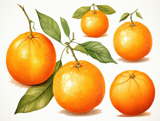 set of tangerine