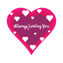 Valentine's day background with red hearts. Vector illustration. Valentine's day card design full of love for greeting card designs, posters, banners. Design elements of love