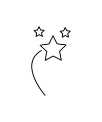 star icon, vector best line icon.