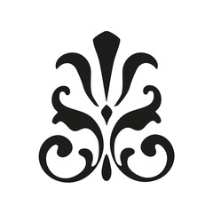 Obraz premium Palmette element symbol vector
