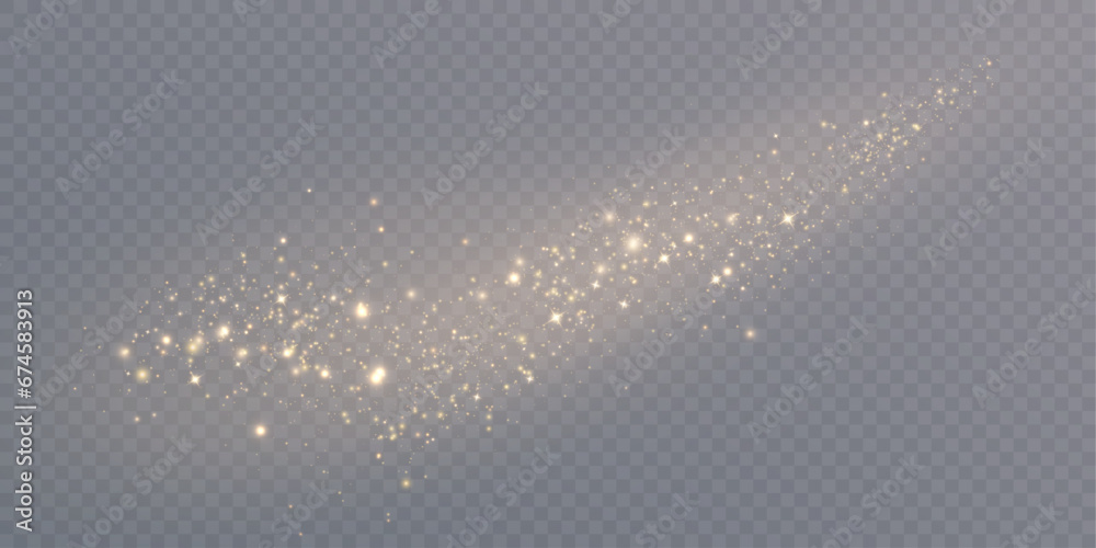 Poster bright christmas glitter background design. bokeh light effect of an explosion of flickering particl
