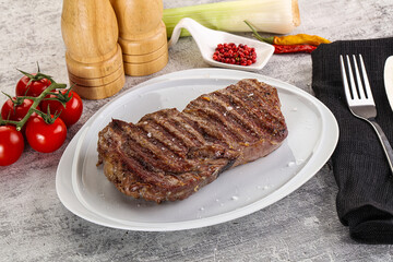 Rib eye steak grilled beef
