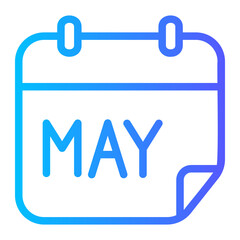 calendar gradient icon