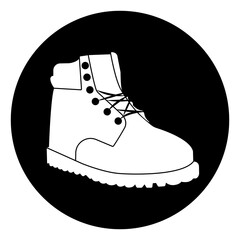 Wear Safety Shoe Symbol Sign ,Vector Illustration, Isolate On White Background Label. EPS10