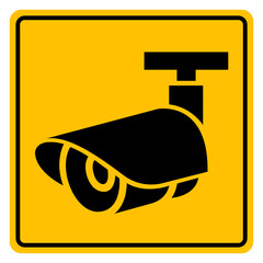 CCTV Symbol Sign, Vector Illustration, Isolate On White Background Label .EPS10