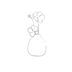 Vase with flowers