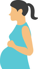 Mother pregnant illustration