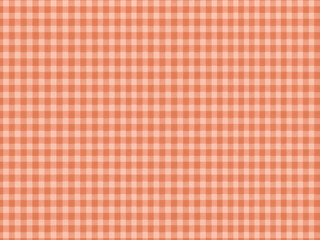 orange gingham fabric seamless pattern background