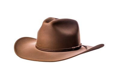 Stunning Akubra Hat Isolated On Transparent Background PNG.