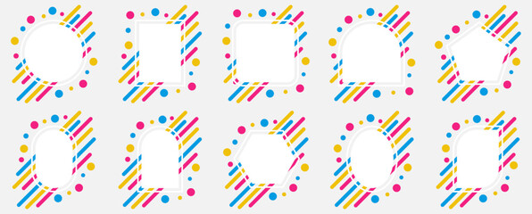 Abstract Frame Shape