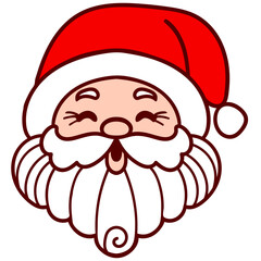 happy santa face