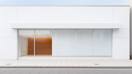 view bright building shop background illustration store front, storefront wall, light modern view bright building shop background