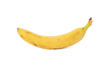 Banana. Ripe banana isolated on white background.