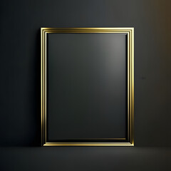 mockup frame template isolated background