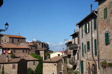 Fototapeta na wymiar Gradoli, historic town in Viterbo province, Italy