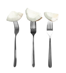 Coconut Isolated, Fresh Brown Cocos, Coco Nut