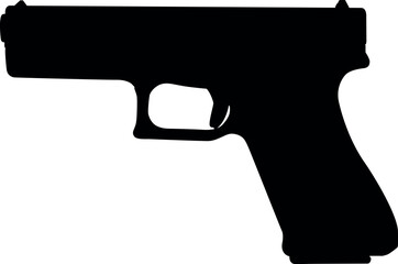 Glock Pistol Cut File, SVG file for Cricut and Silhouette , EPS , Vector, JPEG , Logo , T Shirt