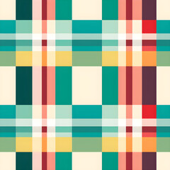 Gingham check plaid pattern for tablecloth, gift paper, napkin, blanket, scarf. Seamless tartan check background for modern spring summer fashion textile print.