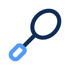 racket outline color icon