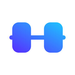 dumbbell gradient fill icon